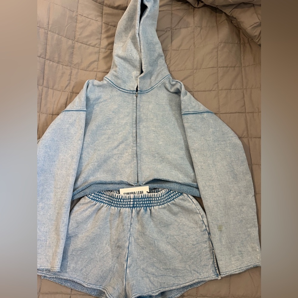 Samaria Leah Terry short set